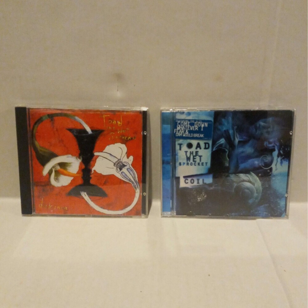 Toad The Wet Sprocket CD Lot Of 2-Dulcinea (CD, 1994)-Coil (CD, 1997)-Columbia